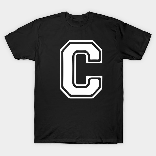 Letter C T-Shirt by Xtian Dela ✅